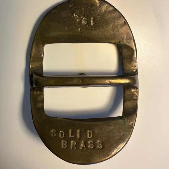 Vintage 1960\'s  Handmade Leather Belt